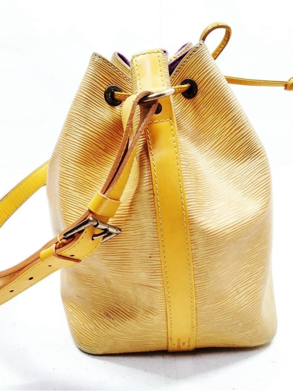 Louis Vuitton LV Shoulder Bag M44109 Petit Noe Yellow Epi 2671372 - Picture 3 of 9